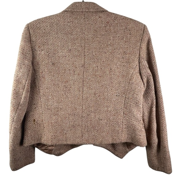 Christian Dior Vintage Separates blazer is a brown tweed cropped jacket - Picture 2 of 10